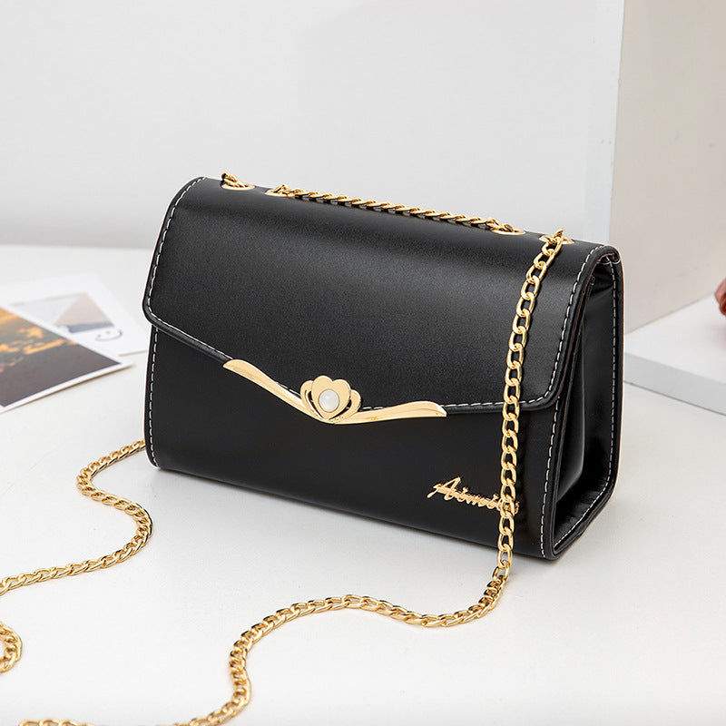 Guangzhou Shiling Women's Bag 2025 New Single Shoulder Crossbody Bag Women's Handbag Small Square Bag Fashion Chain Bag