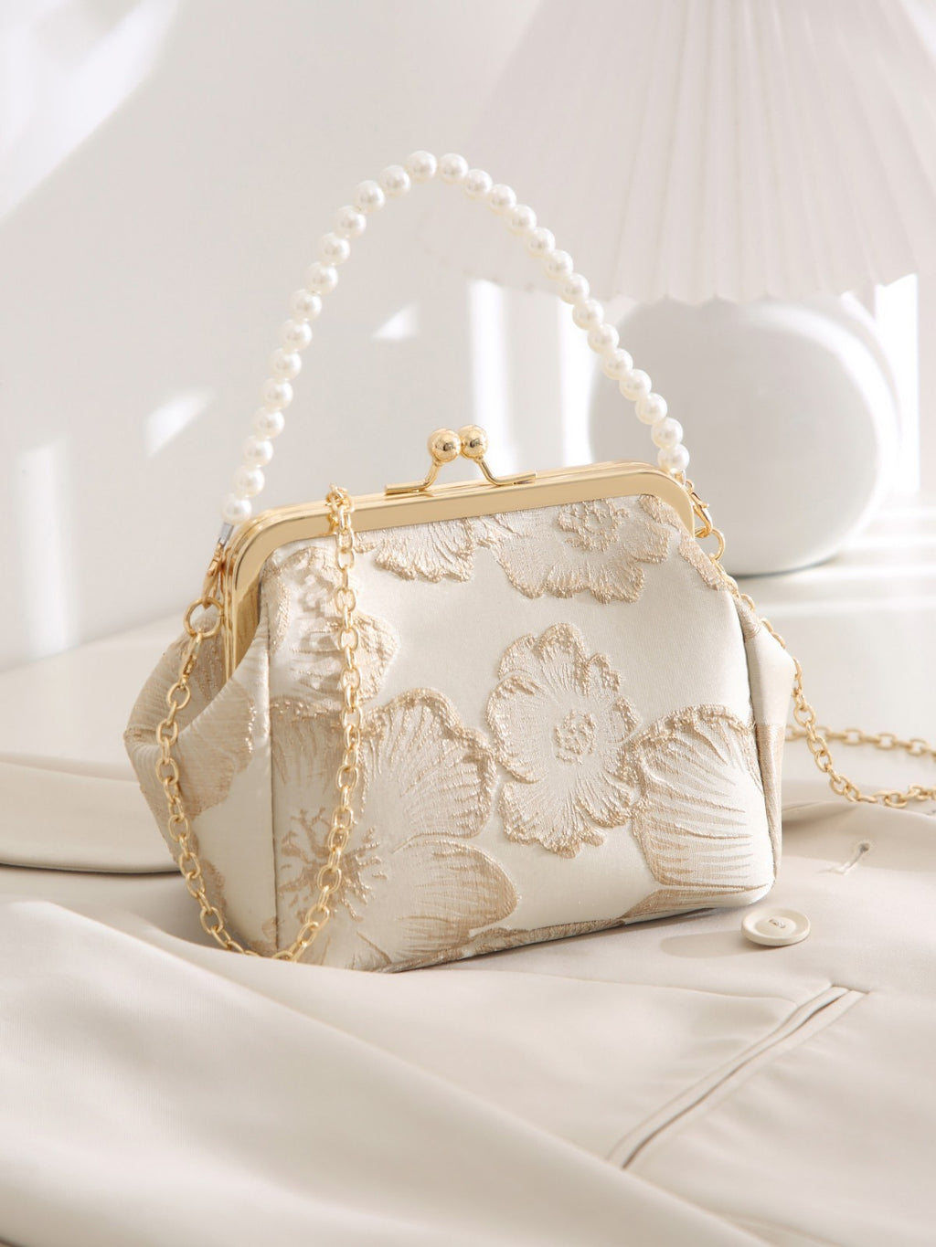 Women's Bag 2026 New Chinese Style Elegant Hanfu Bag Chinese Ancient Style Handheld Cheongsam Bag Single Shoulder Cross Shoulder Shell Bag