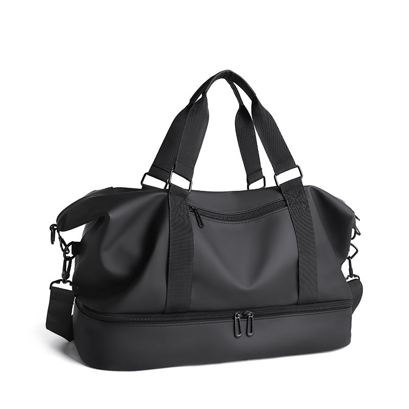 New sports and fitness bag, men's dry wet separation luggage bag, large capacity backpack, hand-held short distance travel bag