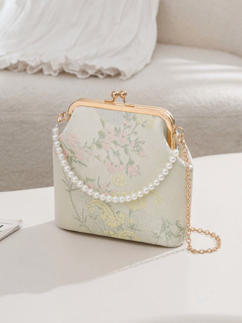 New Chinese style hand-held embroidered wallet bag 2025 new fashion trend shoulder bag high-end crossbody bag