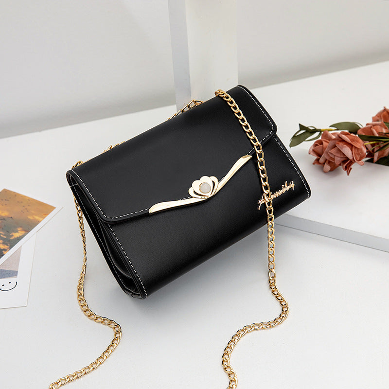 Guangzhou Shiling Women's Bag 2025 New Single Shoulder Crossbody Bag Women's Handbag Small Square Bag Fashion Chain Bag